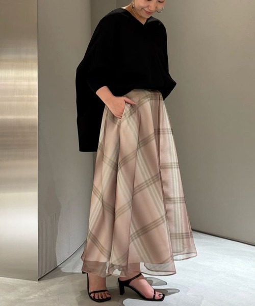 ADORE(アドーア)の「◆ドライカシドスブラウス(シャツ/ブラウス・レディース・ブラック/ミント・38)」の18枚目の写真