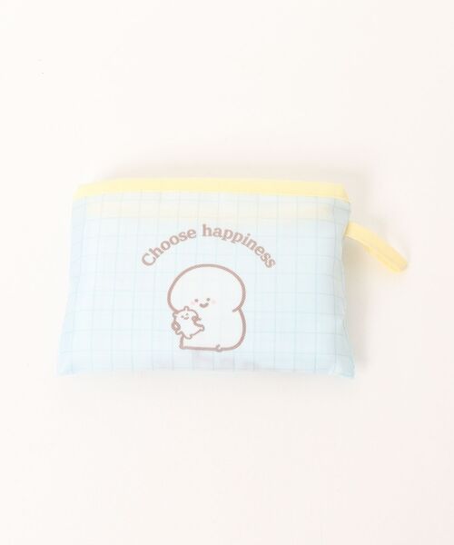 Honeys（ハニーズ）の「お文具といっしょ／バッグ（エコバッグ/サブバッグ・レディース・ミント/ブラウン/ライトグレー/アイボリー/サックスブルー・FREE）」の7枚目の写真