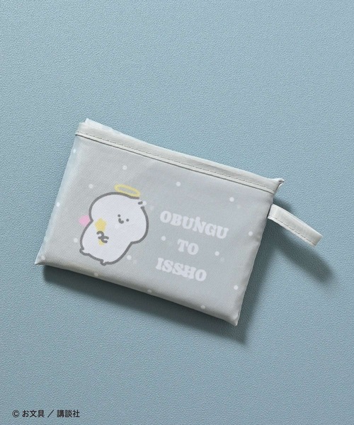 Honeys（ハニーズ）の「お文具といっしょ／バッグ（エコバッグ/サブバッグ・レディース・ミント/ブラウン/ライトグレー/アイボリー/サックスブルー・FREE）」の4枚目の写真