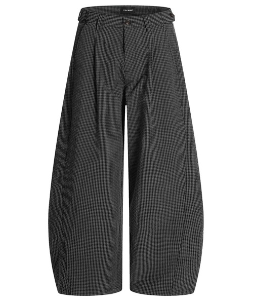 WESTBOY(ウエストボーイ)の「ユニセックス チェック ナイロン タックワイドパンツ WO26S6PT09(その他パンツ・メンズ・ブラック・XL/M/L)」の8枚目の写真