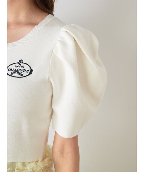 SNIDEL（スナイデル）の「【Chacott】コラボニットカーディガン（カーディガン/ボレロ・レディース・イエロー/ネイビー/その他/ホワイト・F）」の14枚目の写真