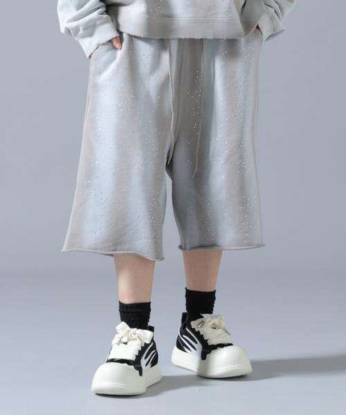 FR(13)NDS（フレンズ）の「FR(13)NDS/フレンズ/STONE SWEAT SHORTS（スウェットパンツ・メンズ・ブルー/グレー・L/M）」の4枚目の写真