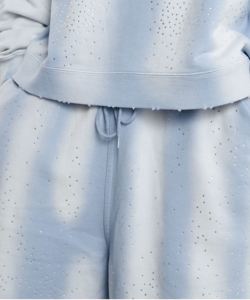 FR(13)NDS（フレンズ）の「FR(13)NDS/フレンズ/STONE SWEAT SHORTS（スウェットパンツ・メンズ・ブルー/グレー・L/M）」の5枚目の写真