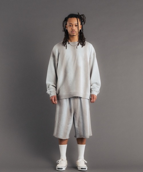 FR(13)NDS（フレンズ）の「FR(13)NDS/フレンズ/STONE SWEAT SHORTS（スウェットパンツ・メンズ・ブルー/グレー・L/M）」の6枚目の写真