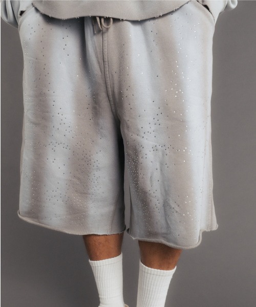 FR(13)NDS（フレンズ）の「FR(13)NDS/フレンズ/STONE SWEAT SHORTS（スウェットパンツ・メンズ・ブルー/グレー・L/M）」の9枚目の写真