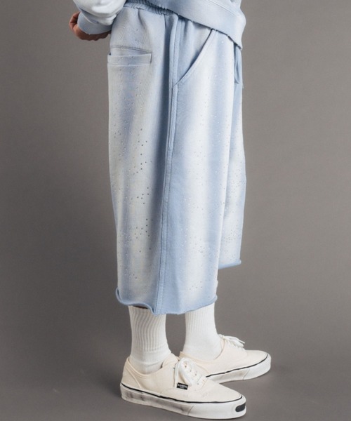 FR(13)NDS（フレンズ）の「FR(13)NDS/フレンズ/STONE SWEAT SHORTS（スウェットパンツ・メンズ・ブルー/グレー・L/M）」の13枚目の写真