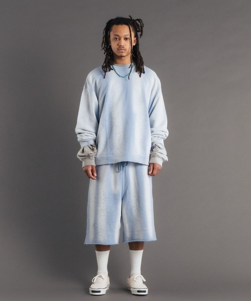 FR(13)NDS（フレンズ）の「FR(13)NDS/フレンズ/STONE SWEAT SHORTS（スウェットパンツ・メンズ・ブルー/グレー・L/M）」の12枚目の写真