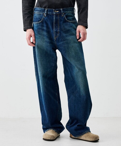 EDITION(エディション)の「ビンテージデニム パンツ(デニムパンツ・メンズ・ダークブルー/ライトブルー・S/M/L)」の4枚目の写真