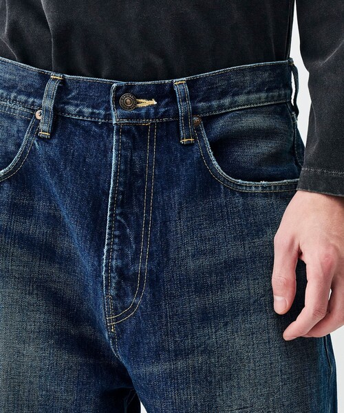 EDITION(エディション)の「ビンテージデニム パンツ(デニムパンツ・メンズ・ダークブルー/ライトブルー・S/M/L)」の7枚目の写真