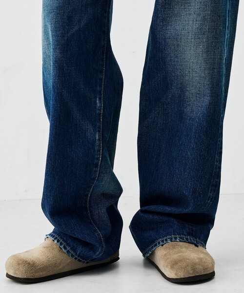 EDITION(エディション)の「ビンテージデニム パンツ(デニムパンツ・メンズ・ダークブルー/ライトブルー・S/M/L)」の10枚目の写真