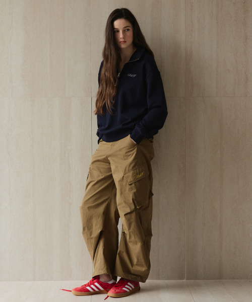 STUDIO&PARC(スタジオアンドパルク)の「Cargo Dart Pants_Brown(スウェットパンツ・レディース・ブラウン・FREE)」の1枚目の写真