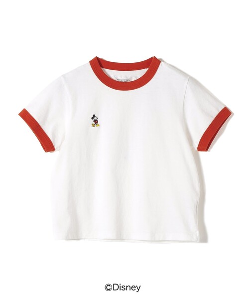 JANESMITH（ジェーンスミス）の「JANE SMITH:MICKEY リンガーTシャツ（Tシャツ/カットソー・レディース・レッド/ブラック・ONE SIZE）」の2枚目の写真
