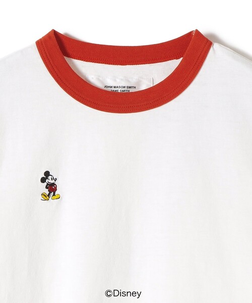 JANESMITH（ジェーンスミス）の「JANE SMITH:MICKEY リンガーTシャツ（Tシャツ/カットソー・レディース・レッド/ブラック・ONE SIZE）」の4枚目の写真
