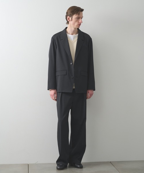 STUDIOUS(ステュディオス)の「【STUDIOUS】Non-Mulesed W Jacket(テーラードジャケット・メンズ・ブラウン/ブラック/グレイッシュベージュ・1/2/3)」の4枚目の写真