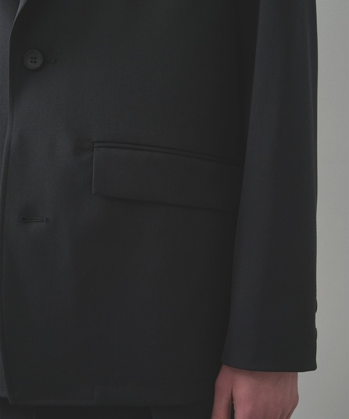 STUDIOUS(ステュディオス)の「【STUDIOUS】Non-Mulesed W Jacket(テーラードジャケット・メンズ・ブラウン/ブラック/グレイッシュベージュ・1/2/3)」の9枚目の写真