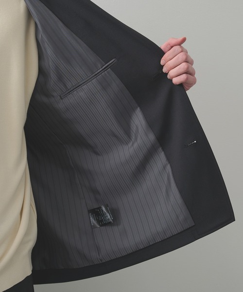 STUDIOUS(ステュディオス)の「【STUDIOUS】Non-Mulesed W Jacket(テーラードジャケット・メンズ・ブラウン/ブラック/グレイッシュベージュ・1/2/3)」の11枚目の写真