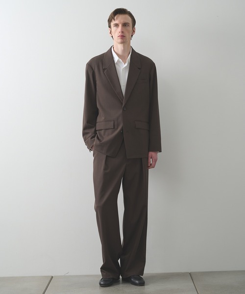 STUDIOUS(ステュディオス)の「【STUDIOUS】Non-Mulesed W Jacket(テーラードジャケット・メンズ・ブラウン/ブラック/グレイッシュベージュ・1/2/3)」の12枚目の写真