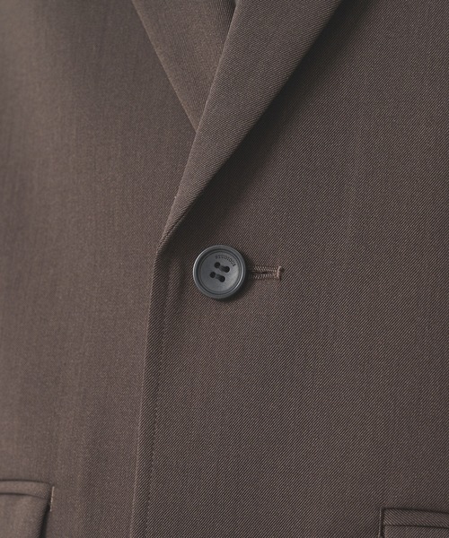 STUDIOUS(ステュディオス)の「【STUDIOUS】Non-Mulesed W Jacket(テーラードジャケット・メンズ・ブラウン/ブラック/グレイッシュベージュ・1/2/3)」の15枚目の写真