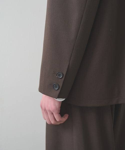 STUDIOUS(ステュディオス)の「【STUDIOUS】Non-Mulesed W Jacket(テーラードジャケット・メンズ・ブラウン/ブラック/グレイッシュベージュ・1/2/3)」の17枚目の写真