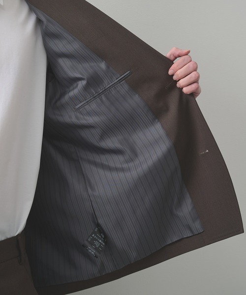 STUDIOUS(ステュディオス)の「【STUDIOUS】Non-Mulesed W Jacket(テーラードジャケット・メンズ・ブラウン/ブラック/グレイッシュベージュ・1/2/3)」の19枚目の写真