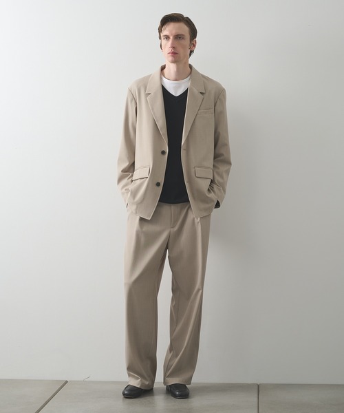 STUDIOUS(ステュディオス)の「【STUDIOUS】Non-Mulesed W Jacket(テーラードジャケット・メンズ・ブラウン/ブラック/グレイッシュベージュ・1/2/3)」の20枚目の写真