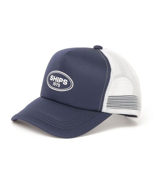 SHIPS（シップス）の「SHIPS KIDS:ラウンドブリム メッシュ キャップ（キャップ・キッズ・ベージュ/ネイビー・MEDIUM/LARGE）」の2枚目の写真