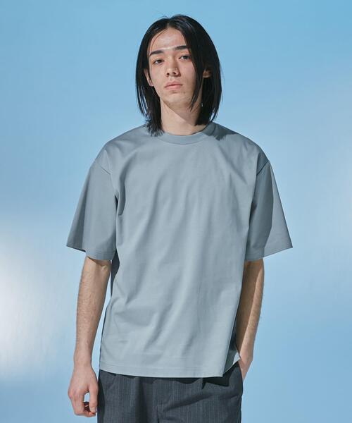 URBAN RESEARCH DOORS(アーバンリサーチドアーズ)の「『仁村紗和さん着用』『UR TECH』 サマシェア クルーネックTシャツ(Tシャツ/カットソー・メンズ・ブラック/ネイビー/グリーン/ホワイト・MEDIUM/SMALL/X-LARGE/LARGE)」の14枚目の写真