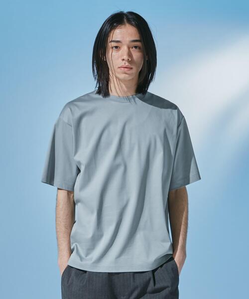 URBAN RESEARCH DOORS(アーバンリサーチドアーズ)の「『仁村紗和さん着用』『UR TECH』 サマシェア クルーネックTシャツ(Tシャツ/カットソー・メンズ・ブラック/ネイビー/グリーン/ホワイト・MEDIUM/SMALL/X-LARGE/LARGE)」の15枚目の写真