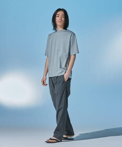 URBAN RESEARCH DOORS(アーバンリサーチドアーズ)の「『仁村紗和さん着用』『UR TECH』 サマシェア クルーネックTシャツ(Tシャツ/カットソー・メンズ・ブラック/ネイビー/グリーン/ホワイト・MEDIUM/SMALL/X-LARGE/LARGE)」の7枚目の写真
