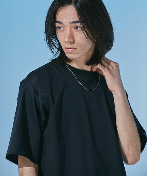 URBAN RESEARCH DOORS(アーバンリサーチドアーズ)の「『仁村紗和さん着用』『UR TECH』 サマシェア クルーネックTシャツ(Tシャツ/カットソー・メンズ・ブラック/ネイビー/グリーン/ホワイト・MEDIUM/SMALL/X-LARGE/LARGE)」の10枚目の写真