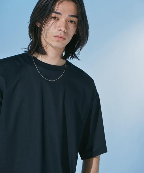URBAN RESEARCH DOORS(アーバンリサーチドアーズ)の「『仁村紗和さん着用』『UR TECH』 サマシェア クルーネックTシャツ(Tシャツ/カットソー・メンズ・ブラック/ネイビー/グリーン/ホワイト・MEDIUM/SMALL/X-LARGE/LARGE)」の11枚目の写真
