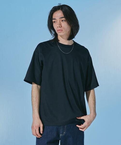 URBAN RESEARCH DOORS(アーバンリサーチドアーズ)の「『仁村紗和さん着用』『UR TECH』 サマシェア クルーネックTシャツ(Tシャツ/カットソー・メンズ・ブラック/ネイビー/グリーン/ホワイト・MEDIUM/SMALL/X-LARGE/LARGE)」の12枚目の写真