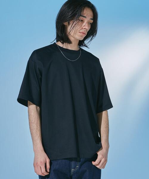 URBAN RESEARCH DOORS(アーバンリサーチドアーズ)の「『仁村紗和さん着用』『UR TECH』 サマシェア クルーネックTシャツ(Tシャツ/カットソー・メンズ・ブラック/ネイビー/グリーン/ホワイト・MEDIUM/SMALL/X-LARGE/LARGE)」の22枚目の写真