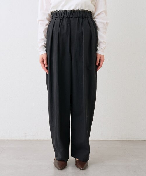 RIVE DROITE（リヴドロワ）の「予約【撥水機能付き】コットンライクイージーパンツ（その他パンツ・レディース・カーキ/ブラック/ベージュ・38/36）」の12枚目の写真