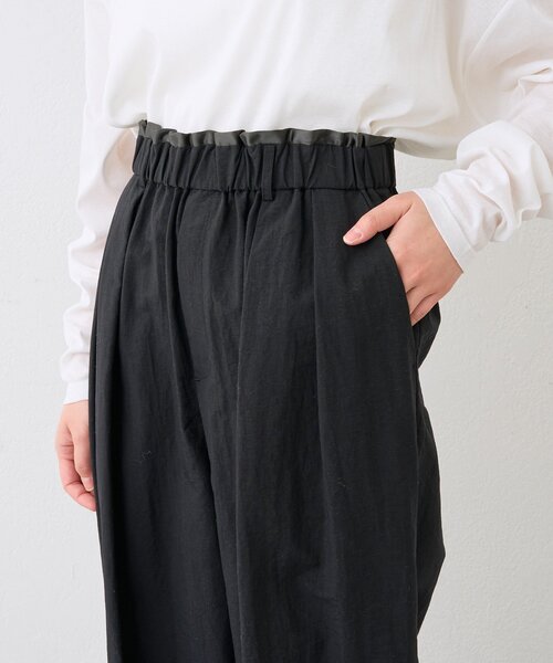 RIVE DROITE（リヴドロワ）の「予約【撥水機能付き】コットンライクイージーパンツ（その他パンツ・レディース・カーキ/ブラック/ベージュ・38/36）」の15枚目の写真