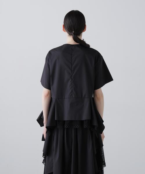 ADORE（アドーア）の「◆グラフコットンブラウス（シャツ/ブラウス・レディース・ブラック/ホワイト・38）」の6枚目の写真