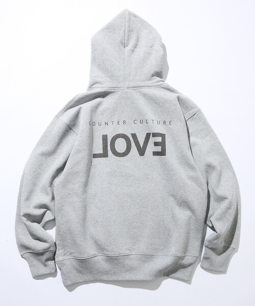 FREAK'S STORE(フリークスストア)の「限定展開 COUNTER CULTURE/カウンターカルチャー Print PARKA / パーカー(パーカー・メンズ・グレー・LARGE/SMALL/X-SMALL/MEDIUM)」の2枚目の写真
