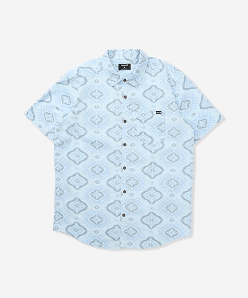 Hurley (ハーレー)の「【Hurley:ハーレー】ストレッチ総柄シャツ ONE AND ONLY LIDO STRETCH SS(シャツ/ブラウス・メンズ・ブラウン系その他/ブルー系その他/グリーン系その他/ブルー・SMALL/MEDIUM/LARGE/X-LARGE)」の4枚目の写真