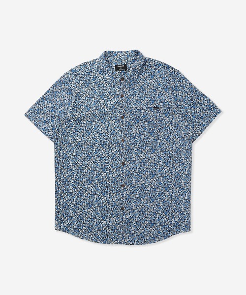 Hurley (ハーレー)の「【Hurley:ハーレー】ストレッチ総柄シャツ ONE AND ONLY LIDO STRETCH SS(シャツ/ブラウス・メンズ・ブラウン系その他/ブルー系その他/グリーン系その他/ブルー・SMALL/MEDIUM/LARGE/X-LARGE)」の3枚目の写真