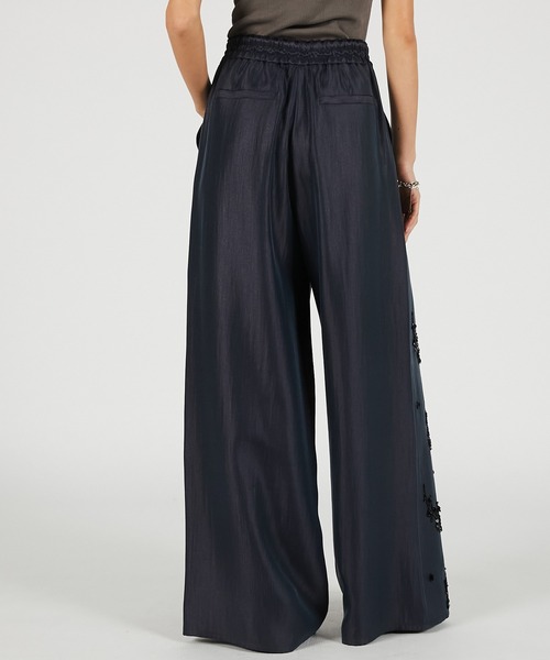 PRANK PROJECT（プランクプロジェクト）の「【2026Summer Pre-Order】エンブロイダリーイージーパンツ / Embroidered Easy Pants（その他パンツ・レディース・ネイビー/ホワイト・36/38）」の10枚目の写真