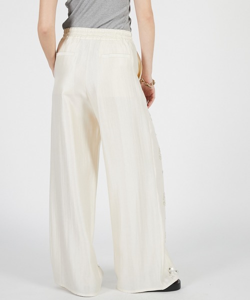 PRANK PROJECT（プランクプロジェクト）の「【2026Summer Pre-Order】エンブロイダリーイージーパンツ / Embroidered Easy Pants（その他パンツ・レディース・ネイビー/ホワイト・36/38）」の19枚目の写真