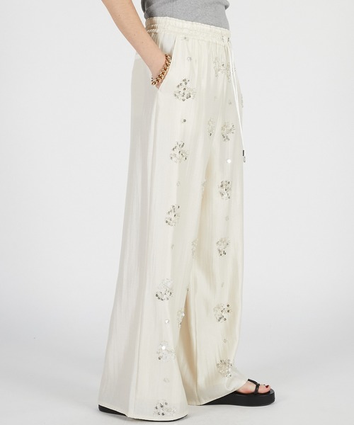 PRANK PROJECT（プランクプロジェクト）の「【2026Summer Pre-Order】エンブロイダリーイージーパンツ / Embroidered Easy Pants（その他パンツ・レディース・ネイビー/ホワイト・36/38）」の7枚目の写真