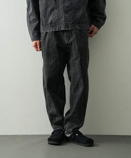 and wander/アンドワンダー】breach twill wide pants（その他パンツ