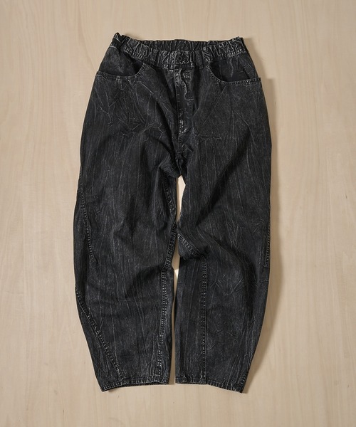 and wander(アンドワンダー)の「【and wander/アンドワンダー】breach twill wide pants(その他パンツ・メンズ・ブラック・M/L)」の8枚目の写真