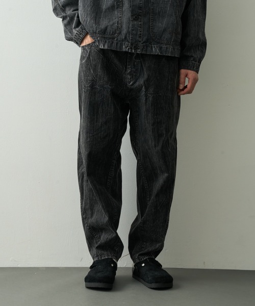 and wander/アンドワンダー】breach twill wide pants（その他パンツ