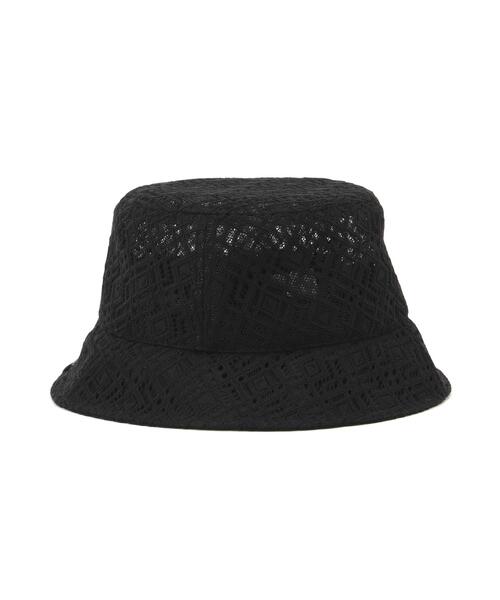 New Balance Golf(ニューバランスゴルフ)の「【new balance golf】LACE BUCKET HAT(ハット・レディース・ホワイト/ブラック・FREE)」の3枚目の写真