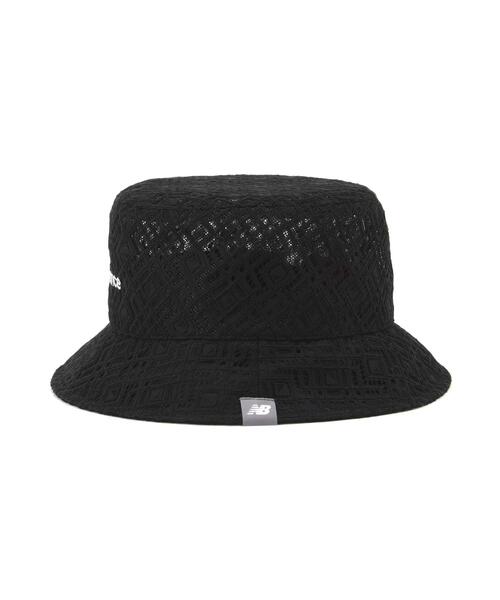 New Balance Golf(ニューバランスゴルフ)の「【new balance golf】LACE BUCKET HAT(ハット・レディース・ホワイト/ブラック・FREE)」の4枚目の写真