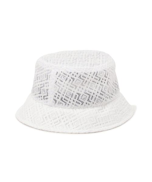 New Balance Golf(ニューバランスゴルフ)の「【new balance golf】LACE BUCKET HAT(ハット・レディース・ホワイト/ブラック・FREE)」の10枚目の写真