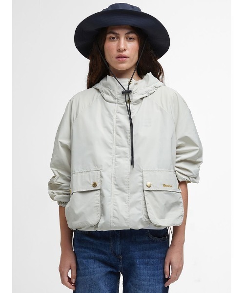 Barbour（バブアー）の「Mae シャワープルーフ ノンワックス ジャケット（レディース）（その他アウター・レディース・ブラック/ライトベージュ/オリーブ・8/10）」の5枚目の写真