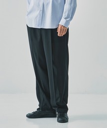 ATON（エイトン）の「【ATON / エイトン】別注TWIST WOOL GAUZE TWO TUCKED EASY PANTS（スラックス）」